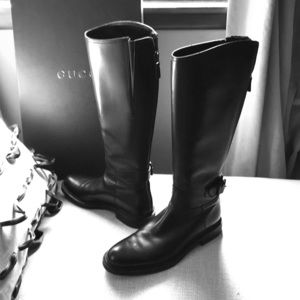 Gucci Stivale Suola Gomma Oxford Boots